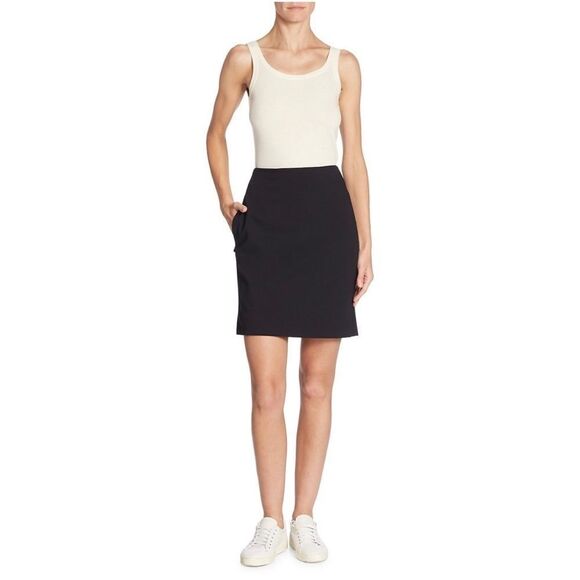 Akris Punto Exclusive Saks Fifth Avenue Wide Waistband Above The Knee Skirt 6 - Picture 1 of 12